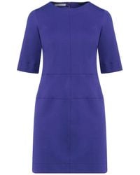 Biancoghiaccio - Mini Dress Viscose, Polyamide, Elastane - Lyst