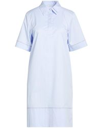 Peserico - Midi Dress Cotton, Elastane - Lyst