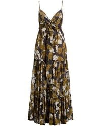 ALESSIA SANTI - Military Maxi Dress Cotton - Lyst