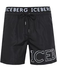 Iceberg Badeboxer - Schwarz