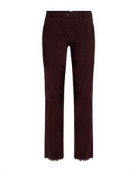 Masnada - Burgundy Pants Linen, Viscose, Elastane - Lyst