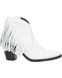 Kanna Ankle Boots - White