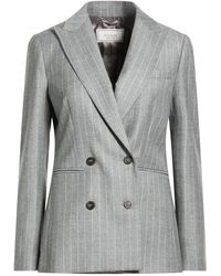 Peserico - Light Blazer Virgin Wool, Polyamide, Metal Fiber - Lyst