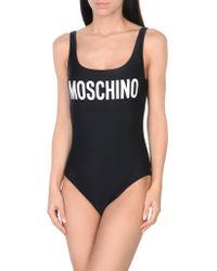 Moschino One-piece Swimsuit - Black