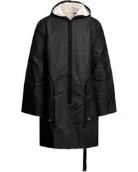 Rick Owens - Overcoat & Trench Coat Cotton - Lyst
