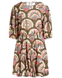 RHODE - Military Mini Dress Cotton - Lyst