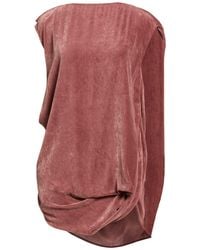 Rick Owens - Top Viscose, Silk - Lyst