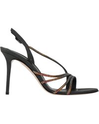 Le Silla - Sandals Leather, Textile Fibers - Lyst