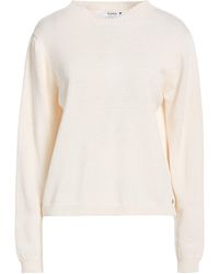 Please - N8 Cream Sweater Polyacrylic, Cotton, Polyester - Lyst