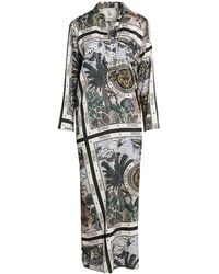 5 PROGRESS - Maxi Dress Viscose, Polyester - Lyst