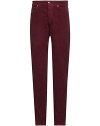 Zadig & Voltaire - Burgundy Pants Viscose, Cotton - Lyst