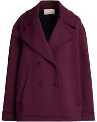 Siste's - Burgundy Blazer Polyester, Elastane - Lyst