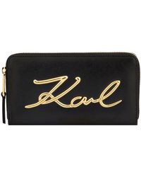 KARL LAGERFELD - Wallet - Lyst