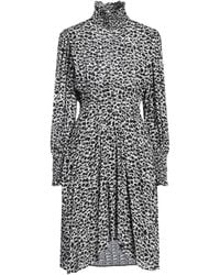 Replay - Midi Dress Viscose, Metallic Fiber - Lyst