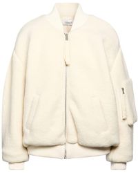 Laneus - Cream Jacket Merino Wool, Polyamide, Elastane - Lyst