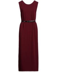 ViCOLO - Burgundy Maxi Dress Polyester, Elastane - Lyst