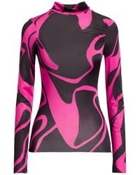 Suoli - Fuchsia T-Shirt Polyester, Elastane - Lyst