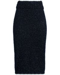 Alpha Studio - Midnight Midi Skirt Viscose, Polyamide - Lyst