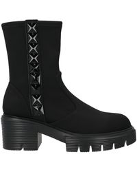Jeannot - Ankle Boots Leather, Textile Fibers - Lyst