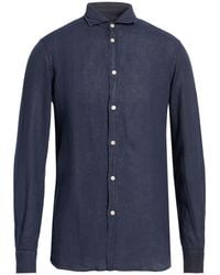 Boglioli - Midnight Shirt Linen - Lyst