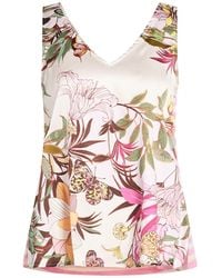 Shirtaporter - Light Top Silk, Elastane, Cotton - Lyst