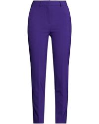 SIMONA CORSELLINI - Pants Polyester, Viscose, Cotton, Elastane - Lyst