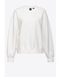 Femme Vêtements Articles de sport et dentraînement Sweats Sweat-shirt Synthétique Pinko en coloris Blanc 