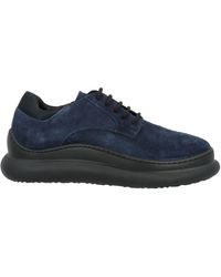 Stokton - Lace-Up Shoes Leather, Textile Fibers - Lyst