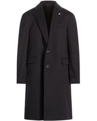 Lardini - Midnight Coat Wool - Lyst