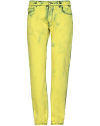 Versace Denim Trousers - Yellow