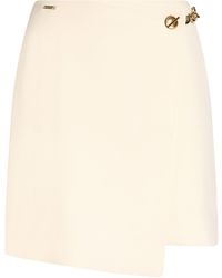 Kocca - Cream Mini Skirt Polyester, Elastane - Lyst