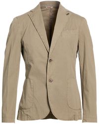 Bob - Taupe Blazer Cotton, Elastane - Lyst