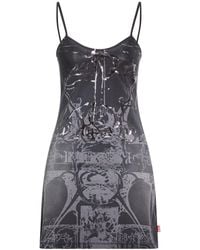 DIESEL - Mini Dress Cotton, Elastane - Lyst