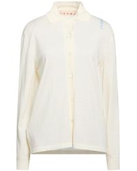 Marni - Ivory Shirt Virgin Wool, Silk - Lyst