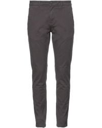 Gas - Charcoal Pants Cotton, Elastane - Lyst