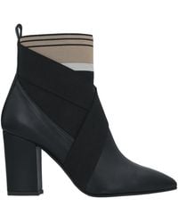 Pollini - Ankle Boots Calfskin, Elastic Fibres - Lyst