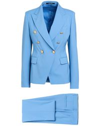 Tagliatore 0205 - Azure Suit Polyester, Virgin Wool, Elastane - Lyst