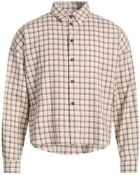 Caliban - Shirt Cotton, Wool - Lyst
