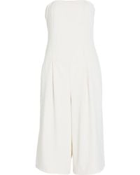 Souvenir Clubbing - Ivory Playsuit Polyester, Elastane - Lyst