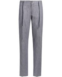 Luigi Borrelli Napoli - Pants Cotton, Lyocell, Elastane - Lyst