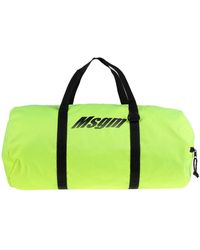 MSGM Duffel Bags - Yellow