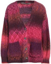 Raquel Allegra - Fuchsia Cardigan Wool, Polyacrylic, Polyamide, Alpaca Wool - Lyst