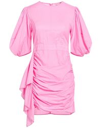 RHODE - Mini Dress Cotton - Lyst