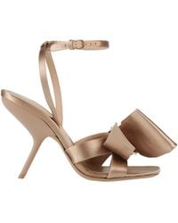 Ferragamo - Camel Sandals Textile Fibers - Lyst