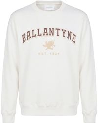 Ballantyne - Cream Sweatshirt Cotton - Lyst
