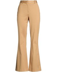 Circolo 1901 - Camel Pants Cotton, Elastane - Lyst