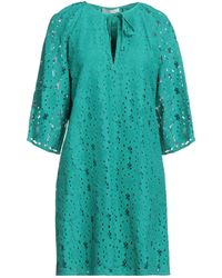 Beatrice B. - Emerald Mini Dress Cotton, Viscose, Polyamide - Lyst