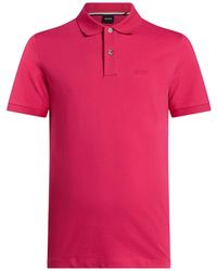BOSS - Polo Shirt Cotton - Lyst