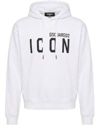 DSquared² - Icon Sweatshirt Cotton, Elastane - Lyst