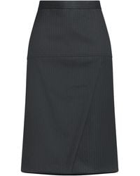 Fendi - Midi Skirt Virgin Wool, Elastane, Polyester - Lyst